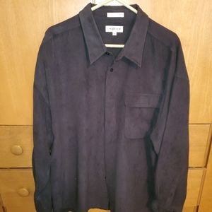 Chereskin Faux Suede Dress Shirt